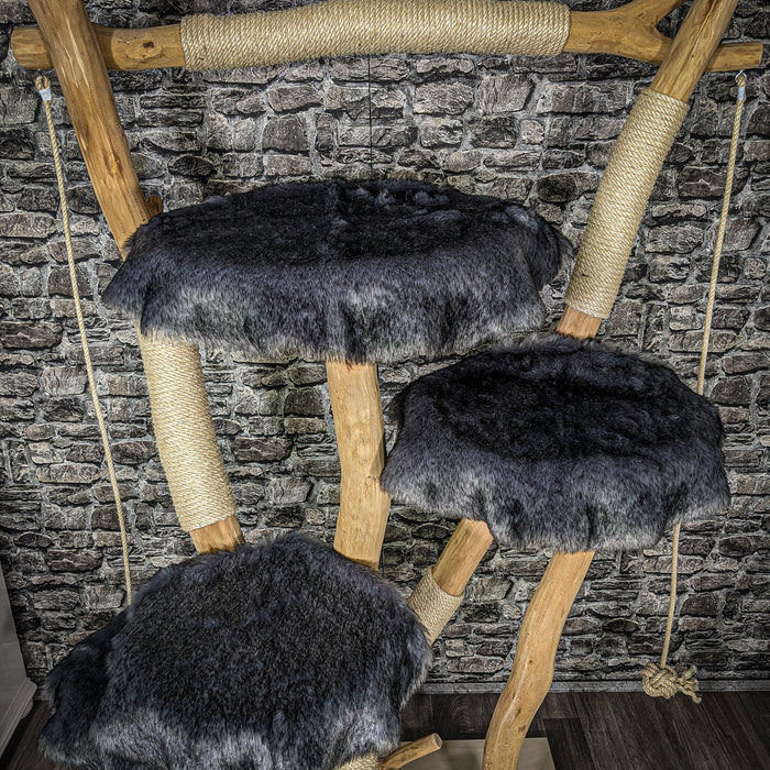Naturkratzbaum 2216 Kratzbaum Natur Holz Design 205 cm hoch