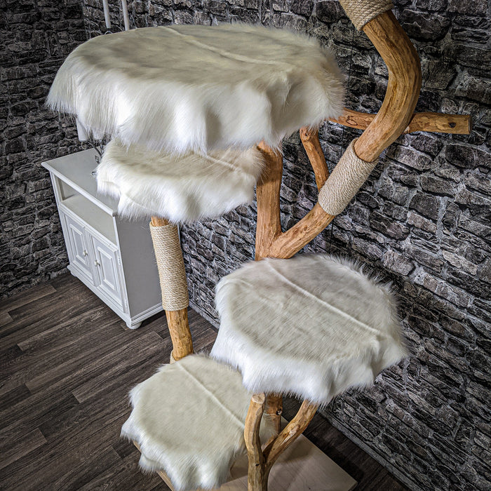 Naturkratzbaum 2219 Kratzbaum Natur Holz Design 205 cm hoch