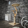 Naturkratzbaum 2221 Kratzbaum Natur Holz Design 135 cm hoch