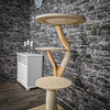 Naturkratzbaum 2221 Kratzbaum Natur Holz Design 135 cm hoch