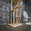Naturkratzbaum 2226 Kratzbaum Natur Holz Design 205 cm hoch