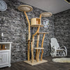 Naturkratzbaum 2226 Kratzbaum Natur Holz Design 205 cm hoch