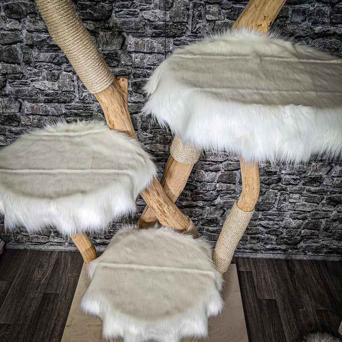 Naturkratzbaum 2236 Kratzbaum Natur Holz Design 205 cm hoch