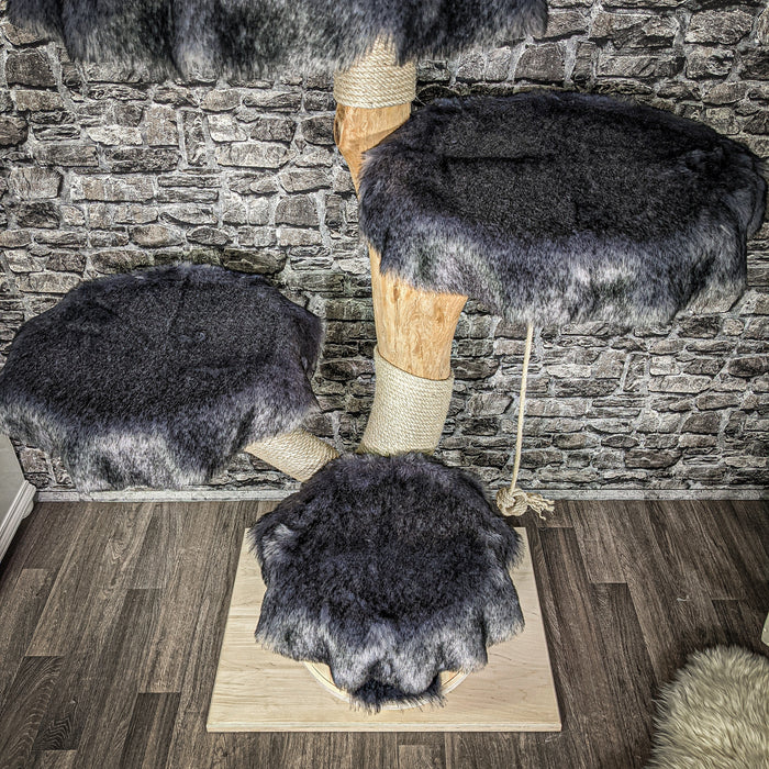 Naturkratzbaum 2237 Kratzbaum Natur Holz Design 155 cm hoch