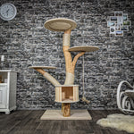 Naturkratzbaum 2237 Kratzbaum Natur Holz Design 155 cm hoch