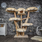 Naturkratzbaum 2241 Kratzbaum Natur Holz Design 160 cm hoch