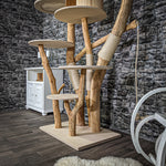 Naturkratzbaum 2241 Kratzbaum Natur Holz Design 160 cm hoch