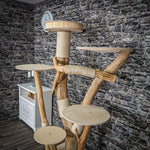 Naturkratzbaum 2267 Kratzbaum Natur Holz Design 190 cm hoch