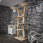 Naturkratzbaum 2273 Kratzbaum Natur Holz Design 195 cm hoch