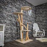 Naturkratzbaum 2283 Kratzbaum Natur Holz Design 170 cm hoch
