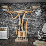 Naturkratzbaum 2285 Kratzbaum Natur Holz Design 197 cm hoch
