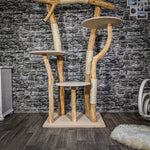 Naturkratzbaum 2294 Kratzbaum Natur Holz Design 205 cm hoch