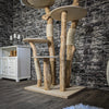 Naturkratzbaum 2311 Kratzbaum Natur Holz Design 160 cm hoch