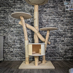 Naturkratzbaum 2321 Kratzbaum Natur Holz Design 160 cm hoch