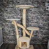 Naturkratzbaum 2321 Kratzbaum Natur Holz Design 160 cm hoch