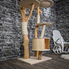 Naturkratzbaum 2330 Kratzbaum Natur Holz Design 205 cm hoch