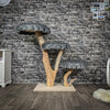 Naturkratzbaum 2332 Kratzbaum Natur Holz Design 120 cm hoch