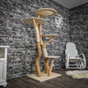 Naturkratzbaum 2353 Kratzbaum Natur Holz Design 172 cm hoch