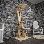 Naturkratzbaum 2353 Kratzbaum Natur Holz Design 172 cm hoch