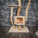 Naturkratzbaum 2367 Kratzbaum Natur Holz Design 195 cm hoch