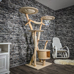 Naturkratzbaum 2393 Kratzbaum Natur Holz Design 174 cm hoch