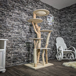 Naturkratzbaum 2406 Kratzbaum Natur Holz Design 175 cm hoch