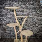 Naturkratzbaum 2408 Kratzbaum Natur Holz Design 145 cm hoch