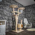 Naturkratzbaum 2425 Kratzbaum Natur Holz Design 178 cm hoch