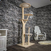 Naturkratzbaum 2426 Kratzbaum Natur Holz Design 197 cm hoch