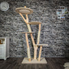 Naturkratzbaum 195 cm hoch Kratzbaum Natur Holz Design 2723 Katzenbaum