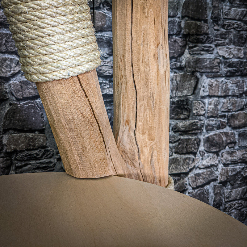 RESERVIERT Naturkratzbaum 193 cm hoch Kratzbaum Natur Holz Design 2725 Katzenbaum