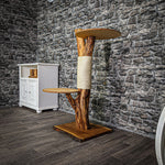 Naturkratzbaum 103 cm hoch Kratzbaum Natur Holz Design 2735 Katzenbaum