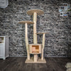 Naturkratzbaum 157 cm hoch Kratzbaum Natur Holz Design 2742 Katzenbaum