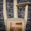 Naturkratzbaum 157 cm hoch Kratzbaum Natur Holz Design 2742 Katzenbaum