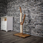 Kratzstamm 103 cm hoch Natur Holz Design Kratzbaum 2757 Naturkratzbaum