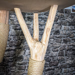Naturkratzbaum 2772 Kratzbaum Natur Holz Design 206 cm hoch Katzenbaum