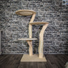 Naturkratzbaum 127 cm hoch Kratzbaum Natur Holz Design 2778 Katzenbaum
