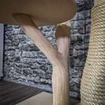 Naturkratzbaum 127 cm hoch Kratzbaum Natur Holz Design 2778 Katzenbaum