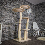 Naturkratzbaum 175 cm hoch Kratzbaum Natur Holz Design 2780 Katzenbaum