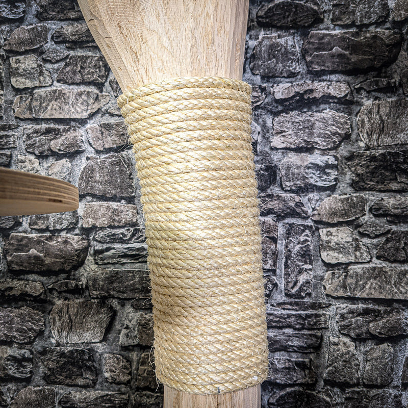 Naturkratzbaum 175 cm hoch Kratzbaum Natur Holz Design 2780 Katzenbaum