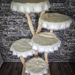 RESERVIERT Naturkratzbaum 2785 Kratzbaum Natur Holz Design 205 cm hoch Katzenbaum