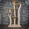 Naturkratzbaum 2790 Kratzbaum Natur Holz Design 204 cm hoch Katzenbaum