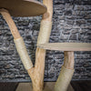 Naturkratzbaum 115 cm hoch Kratzbaum Natur Holz Design 2796 Katzenbaum