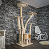 Naturkratzbaum 2811 Kratzbaum Natur Holz Design 226 cm hoch Katzenbaum
