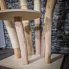 Naturkratzbaum 206 cm hoch Kratzbaum Natur Holz Design 2817 Katzenbaum