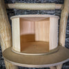 Naturkratzbaum 226 cm hoch Kratzbaum Natur Holz Design 2822 Katzenbaum