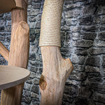 Naturkratzbaum 212 cm hoch Kratzbaum Natur Holz Design 2829 Katzenbaum