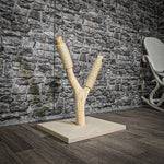 Kratzstamm 66 cm hoch Natur Holz Design Kratzbaum 2855 Naturkratzbaum