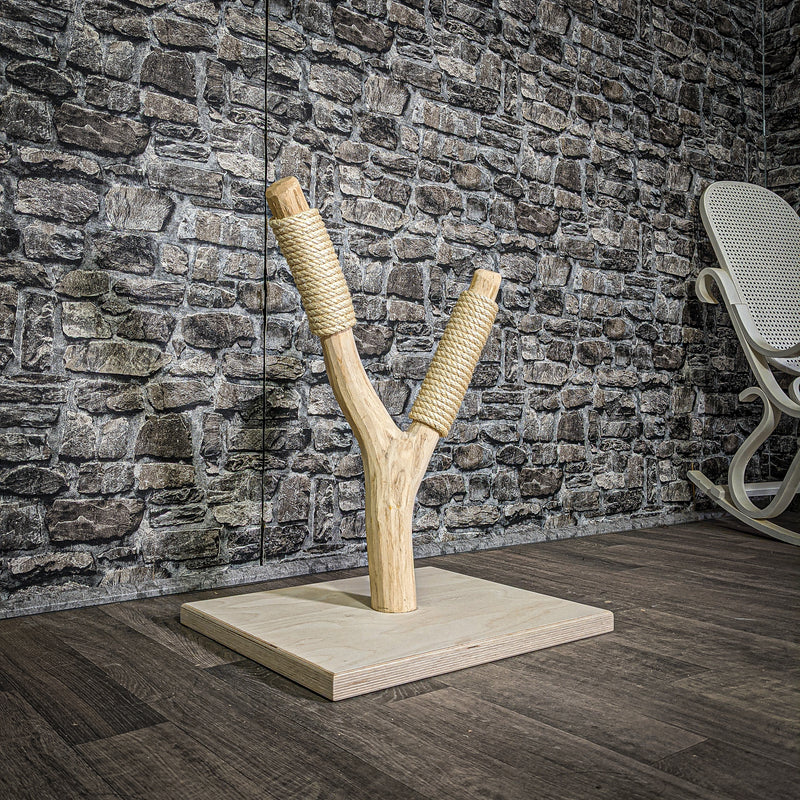 Kratzstamm 66 cm hoch Natur Holz Design Kratzbaum 2855 Naturkratzbaum