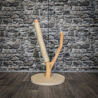 Kratzstamm 75 cm hoch Natur Holz Design Kratzbaum 2866 Naturkratzbaum